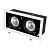 Светильник CL-KARDAN-S375x190-2x25W Warm3000 (WH-BK, 30 deg) (Arlight, IP20 Металл, 3 года)