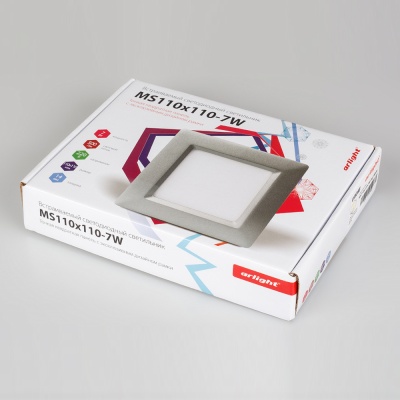 Светильник MS110x110-7W Day White (Arlight, -)