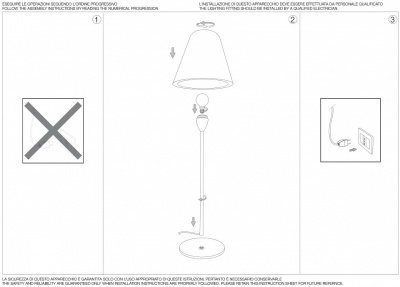 Наземный низкий светильник Ideal Lux Itaca ITACA PT1