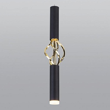 Подвесной светильник Eurosvet Lance 50191/1 LED черный/золото
