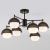 Люстра на штанге Eurosvet Nocciola 70106/6 черный Люстра на штанге Eurosvet Nocciola 70106/6 черный