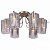 Потолочная люстра TopLight Rosaline TL3710X-06AB