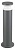 Наземный низкий светильник Ideal Lux Torre TORRE PT1 BIG ANTRACITE