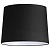 Плафон текстильный Ideal Lux Set Up Paralume SET UP PARALUME CONO D40 NERO