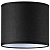 Плафон текстильный Ideal Lux Set Up Paralume SET UP PARALUME CILINDRO D16 NERO