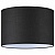 Плафон текстильный Ideal Lux Set Up Paralume SET UP PARALUME CILINDRO D30 NERO