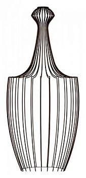 Плафон металлический Nowodvorski Cameleon Luksor L BL 8593
