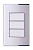 Выключатель двухклавишный Imex Parthenon Silver WRC 2423