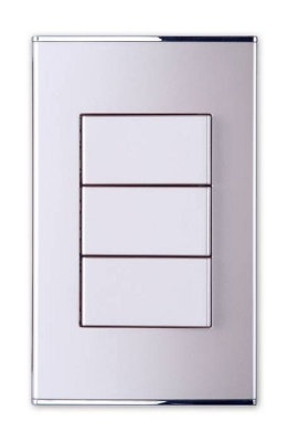 Выключатель двухклавишный Imex Parthenon Silver WRC 2423