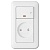Розетка без заземления Imex 1022 WST 1022L WH