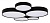 Потолочная люстра Loft it Drum 10218 Black