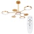 Люстра на штанге Arte Lamp Sienna A1363PL-6PB
