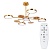 Люстра на штанге Arte Lamp Sienna A1363PL-8PB