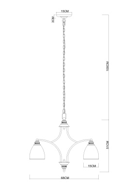 Подвесная люстра Arte Lamp Bonito A9518LM-5BA