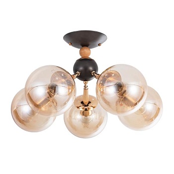 Люстра на штанге Arte Lamp Boston A4485PL-5BK