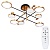Люстра на штанге Arte Lamp Holly A1364PL-8PB