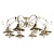 Потолочная люстра Arte Lamp Grazioso A4577PL-8WG