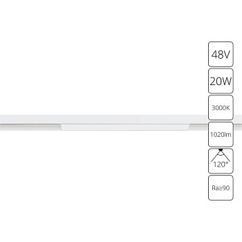 Накладной светильник Arte Lamp Linea A4673PL-1WH