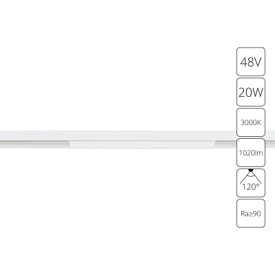 Накладной светильник Arte Lamp Linea A4673PL-1WH