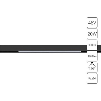 Накладной светильник Arte Lamp Linea A4673PL-1BK