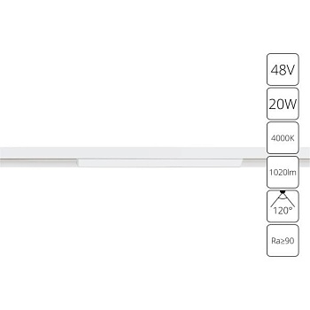 Накладной светильник Arte Lamp Linea 1 A4663PL-1WH