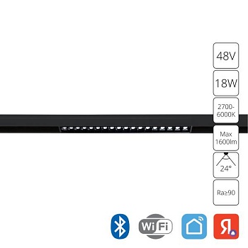 Встраиваемый светильник Arte Lamp Linea A4695PL-1BK
