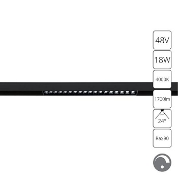 Встраиваемый светильник Arte Lamp Linea A4685PL-1BK