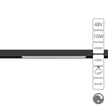 Встраиваемый светильник Arte Lamp Linea A4682PL-1BK