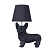Настольная лампа декоративная Arte Lamp Schedar A4008LT-1BK