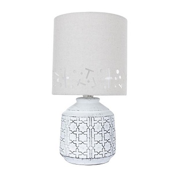 Настольная лампа декоративная Arte Lamp Bunda A4007LT-1WH