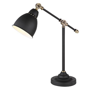 Настольная лампа офисная Arte Lamp Braccio A2054LT-1BK