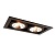 Встраиваемый светильник Arte Lamp Cardani Semplice A5949PL-2BK