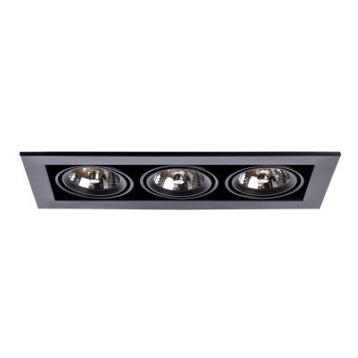 Встраиваемый светильник Arte Lamp Cardani Medio A5930PL-3BK