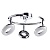 Спот Arte Lamp Ciambella A8972PL-3CC