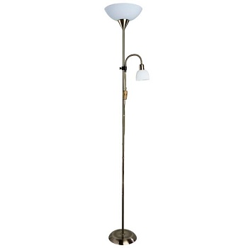 Торшер с подсветкой Arte Lamp Duetto A9569PN-2AB