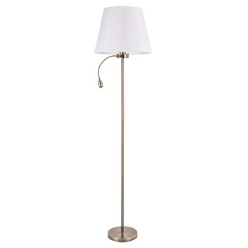 Торшер с подсветкой Arte Lamp Elba A2581PN-2AB