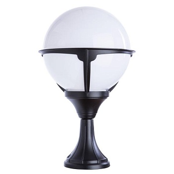 Наземный низкий светильник Arte Lamp Monaco A1494FN-1BK