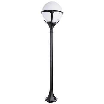 Наземный высокий светильник Arte Lamp Monaco A1496PA-1BK