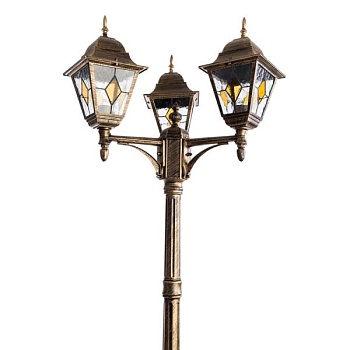 Фонарный столб Arte Lamp Berlin A1017PA-3BN