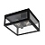 Накладной светильник Arte Lamp Belfast A4569PF-2BK