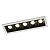 Встраиваемый светильник Arte Lamp Grill A3153PL-5BK
