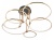 5283/99CL LEDIO LN23 044 золотой, коричневый Люстра потолочная LED 156W 3000-6000K с пультом ДУ 9899Лм 220V URSULA 5283/99CL LEDIO LN23 044 золотой, коричневый Люстра потолочная LED 156W 3000-6000K с пультом ДУ 9899Лм 220V URSULA