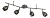 Спот Odeon Light Glosse 2168/4W