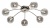 Потолочная люстра Odeon Light Roxby 2460/7C Потолочная люстра Odeon Light Roxby 2460/7C