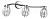 Спот Odeon Light Akra 2590/3W