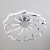 Потолочная люстра Eurosvet Begonia 90095/10 хром 100W