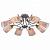 Потолочная люстра Arte Lamp Leticia A6212PL-8WG