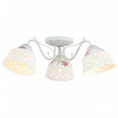 Потолочная люстра Arte Lamp Wicker A6616PL-3WG