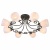 Потолочная люстра Arte Lamp Swirls A6253PL-8BA Потолочная люстра Arte Lamp Swirls A6253PL-8BA