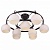 Потолочная люстра Arte Lamp Fiorentino A7148PL-9CK
